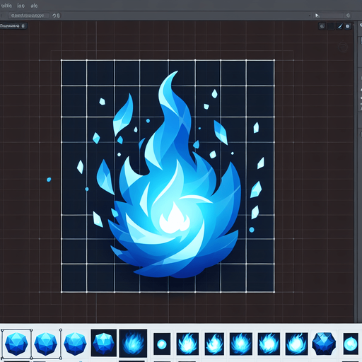 Rfireball blue magic
Single Game Texture. In-Game asset. 2d. Blank background. High contrast. No shadows.