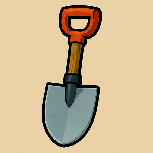 Shovel de plantas vs zombies.
In-Game asset.  2d.  No shadows