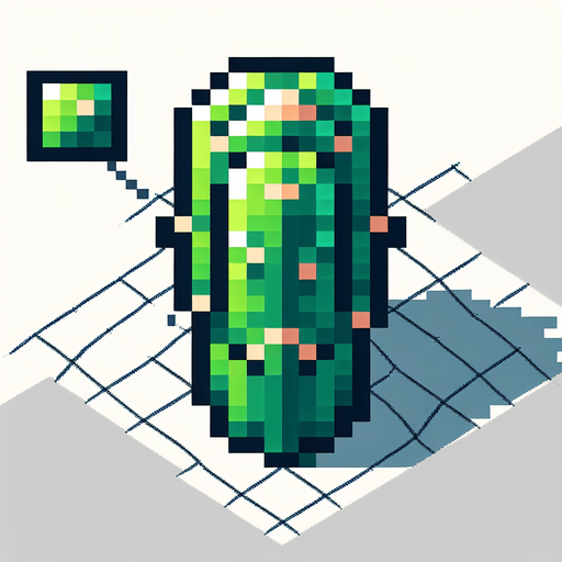 Pixelated cactus seen from above.
Single Game Texture.  In-Game asset.  2d.  Blank background.  High contrast.  No shadows