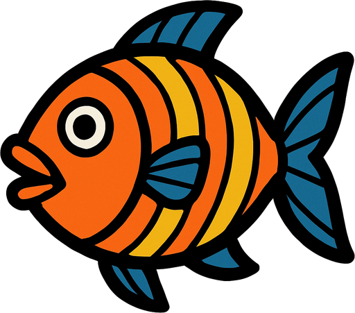 Pez.
In-Game asset.  2d.  High contrast.  No shadows
