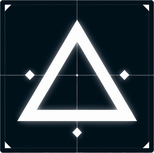 Single Bright light particle, white. Simple, vector. Triangle.
Single Game Texture. In-Game asset. 2d. Blank background. High contrast. No shadows.