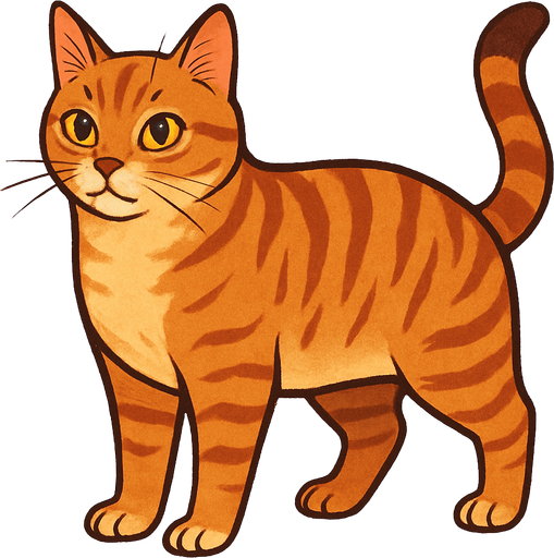 Cat. Full body..
2d