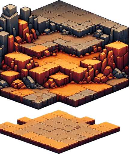 graund.
Single Game Texture.  In-Game asset.  2d.  Blank background.  High contrast.  No shadows