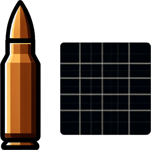 bullet. Single Game Texture. In-Game asset. 2d. Blank background. High contrast. No shadows..
Single Game Texture. In-Game asset. 2d. Blank background. High contrast. No shadows.