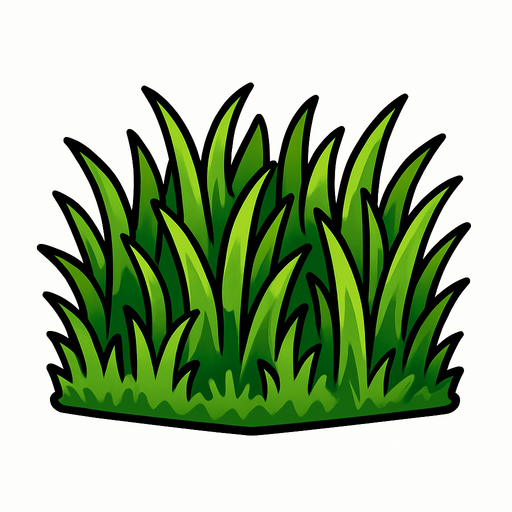 cesped.
In-Game asset.  2d.  High contrast.  No shadows