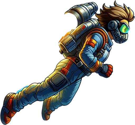 Fly Through Endless JetPack Adventure,Soaring Through the Sky
Single Game Texture.  In-Game asset.  2d.  .  High contrast.