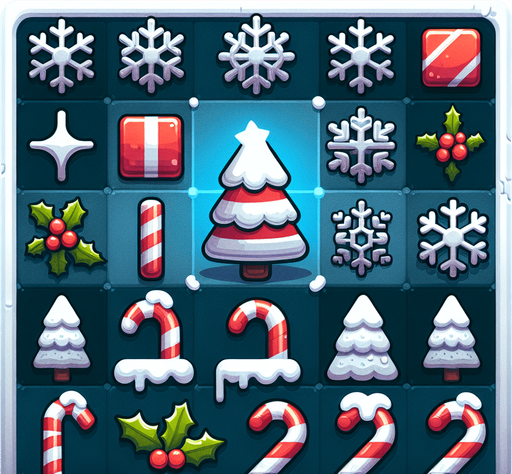 a christmas gift Single Game Texture. In-Game asset. 2d. Blank background. High contrast. No shadows.