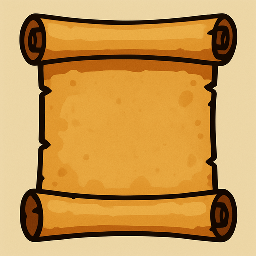 pergamino para usar de fondo.
In-Game asset.  2d.  High contrast.  No shadows