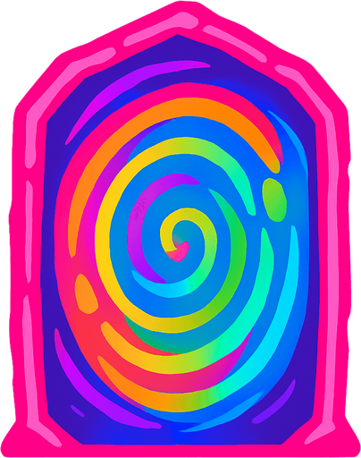 only portal colorido.
In-Game asset.  2d.  High contrast.  No shadows