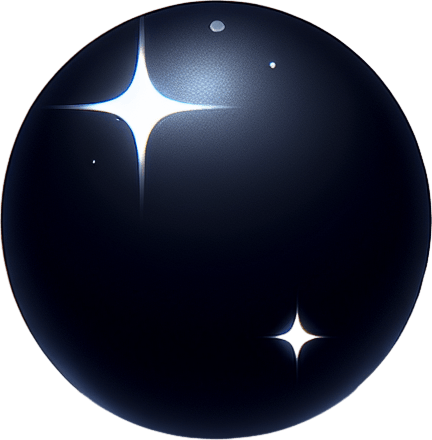 black shining.
Single Game Texture.  In-Game asset.  2d.  Blank background.  High contrast.  No shadows