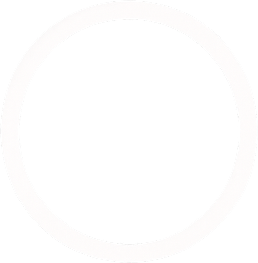 A white circle which Isnt filled in.
In-Game asset.  2d.  High contrast.  No shadows