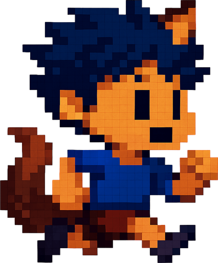 Corriendo pixelart