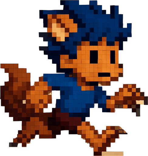 Corriendo , pixelart