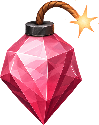 Kristal olarak bi bomba bonusu icin bir gem olustur