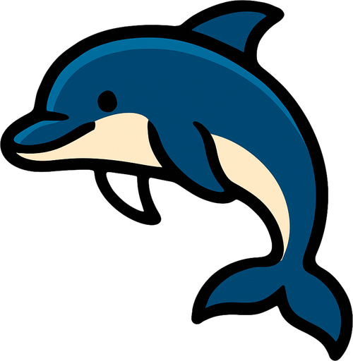 Dauphin.
In-Game asset.  2d.  High contrast.  No shadows