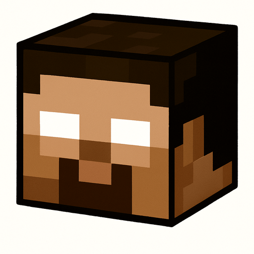 herobrine_head.
In-Game asset.  2d.  High contrast.  No shadows