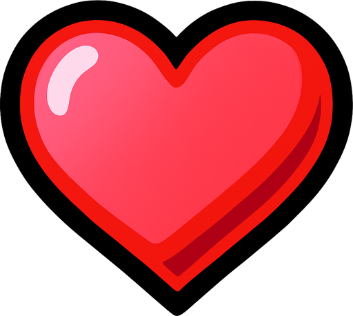 Kalp.
In-Game asset.  2d.  High contrast.  No shadows