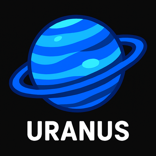 uranus.
In-Game asset.  2d.  High contrast.  No shadows