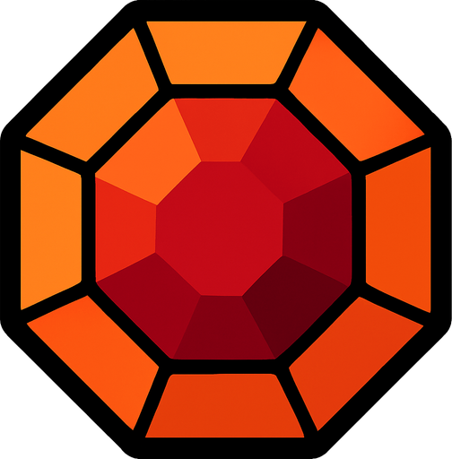 Gema.
In-Game asset.  2d.  High contrast.  No shadows