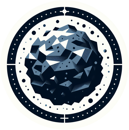 Space rock.
Single Game Texture. In-Game asset. 2d. Blank background. High contrast. No shadows.