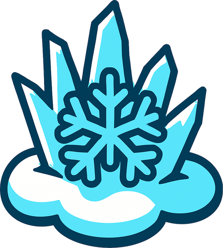 2d Freeze.
In-Game asset.  2d.  High contrast.  No shadows