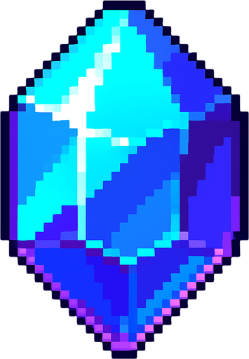 Gema de mina super especial pixart.
In-Game asset.  2d.  High contrast.  No shadows