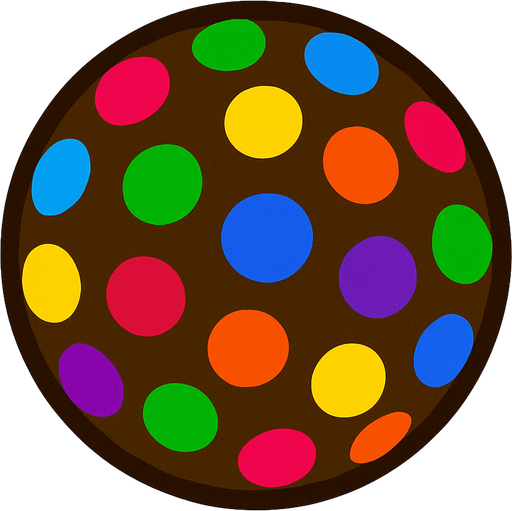 Super colorbomb gem.
In-Game asset.  2d.  High contrast.  No shadows