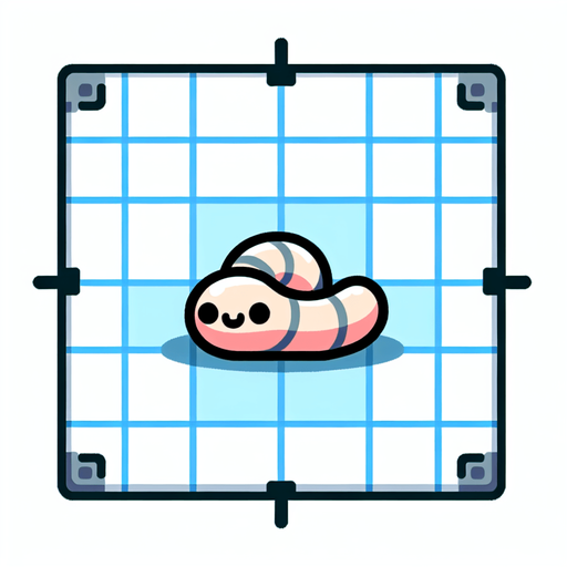 sevimli solucan.
Single Game Texture.  In-Game asset.  2d.  Blank background.  High contrast.  No shadows
