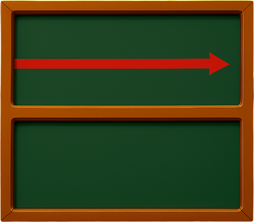 Change the center bumper on the table into a red line that’s painted on the table, like a casino table, that ends in an arrow on the right hand side.