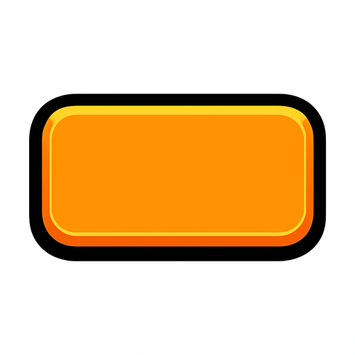 boş buton.
In-Game asset.  2d.  High contrast.  No shadows