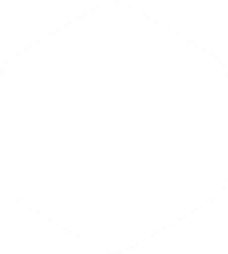 White hexagon with tight round corners, flat shaded, hyper casual game. Single Game Texture. In-Game asset. 2d. Blank background. High contrast. No shadows..
In-Game asset.  2d.  High contrast.  No shadows