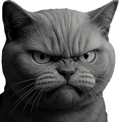 exagerate expression and desaturate a bit (more gray)