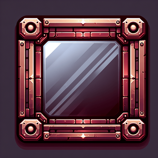 Metallic marron clear background.
Single Game Texture. In-Game asset. 2d. Blank background. High contrast. No shadows.