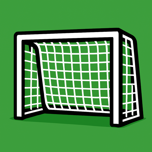 soccer goal 2d ingame asset high contrast no shadows.
In-Game asset.  2d.  High contrast.  No shadows