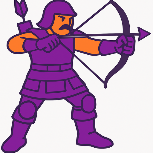 koyu kahverengi olan bütün zırhı kaskı yayı ayakkabıyı eldiveni parlak mor renk yapar mısın