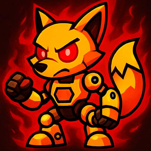 Con ojos rojos y aura roja