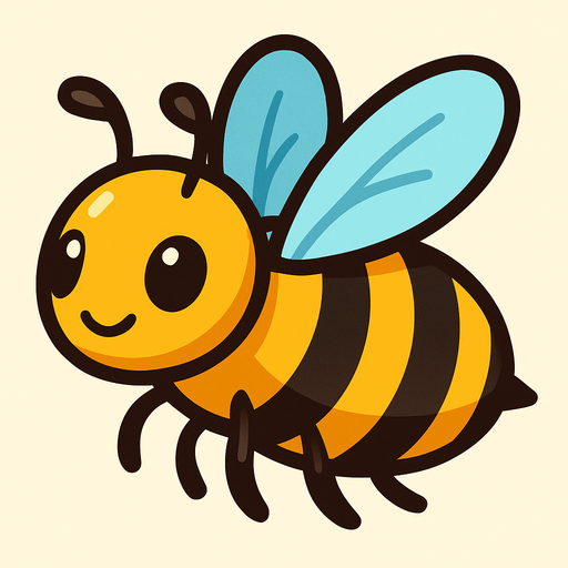 make a bee.
In-Game asset.  High contrast.  No shadows