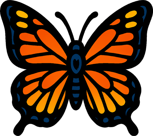 Papillon (insecte).
In-Game asset.  2d.  High contrast.  No shadows