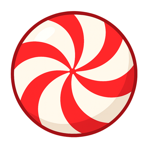 candy ball white. No background. Transparent background. Blank background. No shadows. 2d. In-Game asset. flat