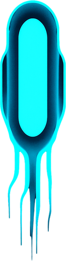 topdown view, sleek fast-moving digital virus, straight vertical shape, bright cyan core, smooth streamlined body, minimal circuit-like lines, futuristic minimal design, fits motherboard environment
In-Game asset.  2d.  High contrast.  No shadows