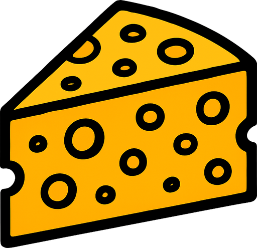 Chese.
In-Game asset.  2d.  High contrast.  No shadows