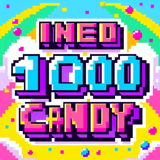 sade olsun Text pixel : Ineed 1000Candy