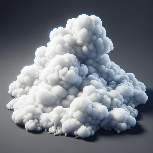 bulut beyaz pofuduk 2d oyun realistic detailles.
Single Game Texture.  In-Game asset.  2d.  Blank background.  High contrast.  No shadows