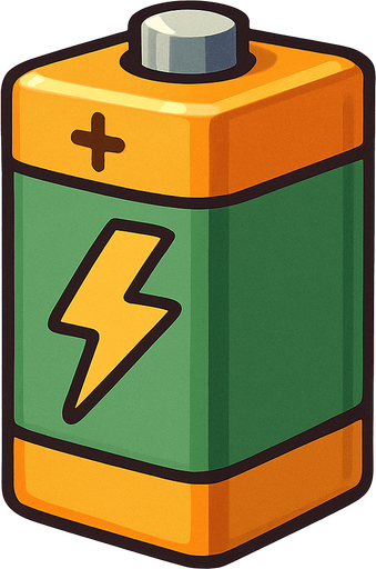 baterry.
In-Game asset.  No shadows