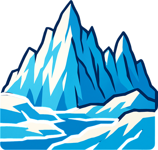 glacierbg block.
In-Game asset.  2d.  High contrast.  No shadows