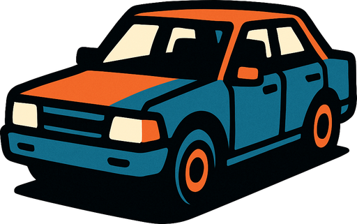 car.
In-Game asset.  2d.  High contrast.  No shadows