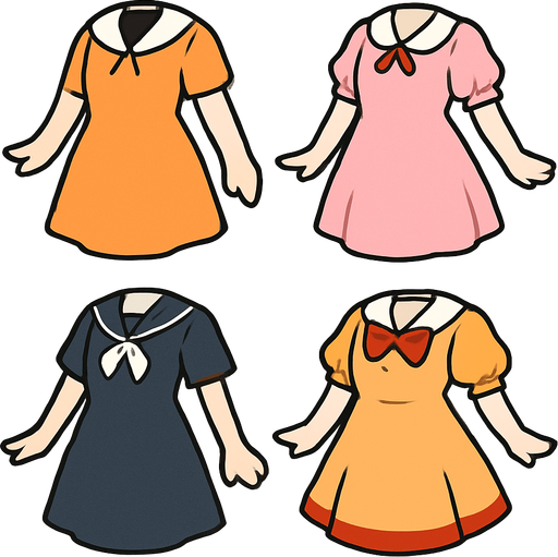 Farkli anime kızı gövdeleri