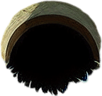 small hole in the lawn.
Single Game Texture. In-Game asset. 2d. Blank background. High contrast. No shadows.