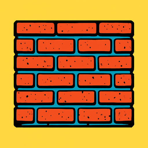 Street wall.
In-Game asset.  2d.  High contrast.  No shadows