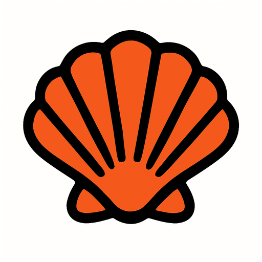 shell.
In-Game asset.  2d.  High contrast.  No shadows